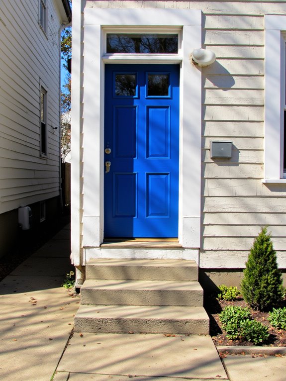 bold door color choice