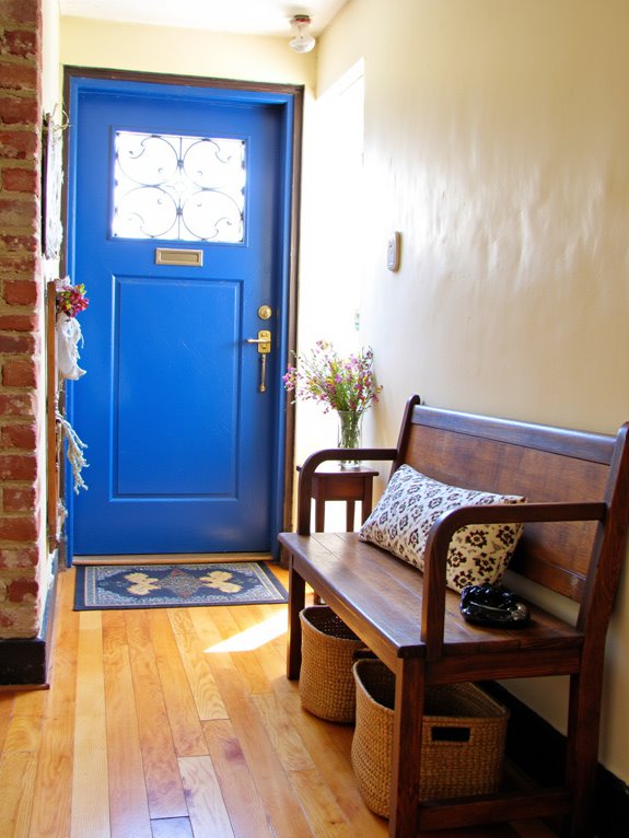 bold door inviting atmosphere