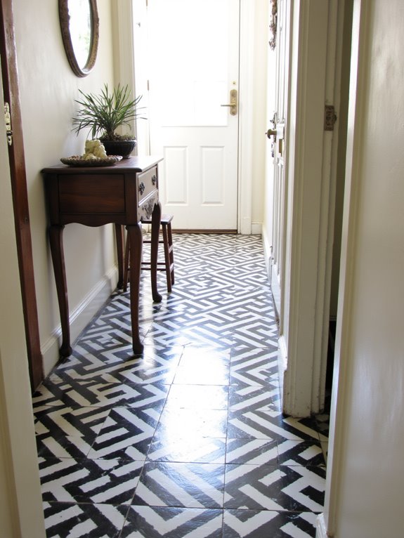 bold flooring makes impact