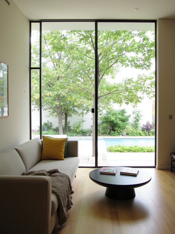 brighten space with windows