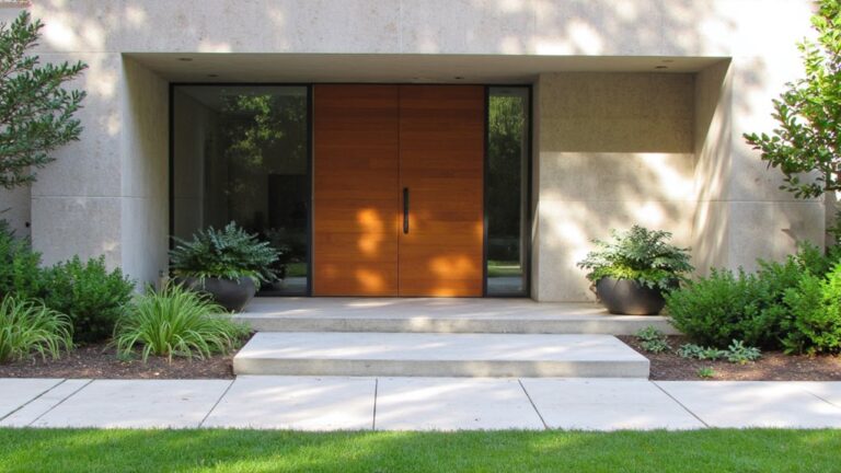 clean and refined entrances