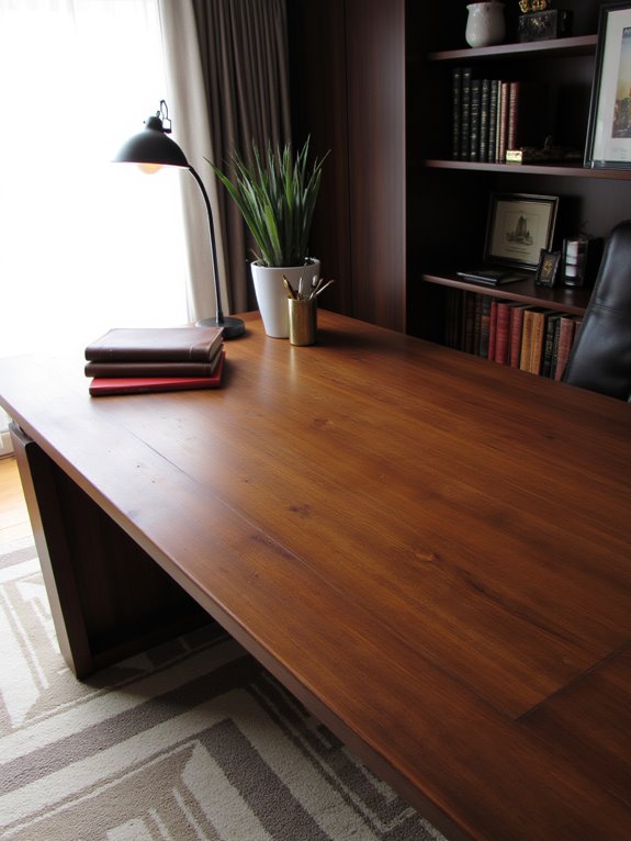 clean desk enhances focus