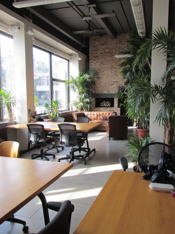 collaborative and inviting workspace