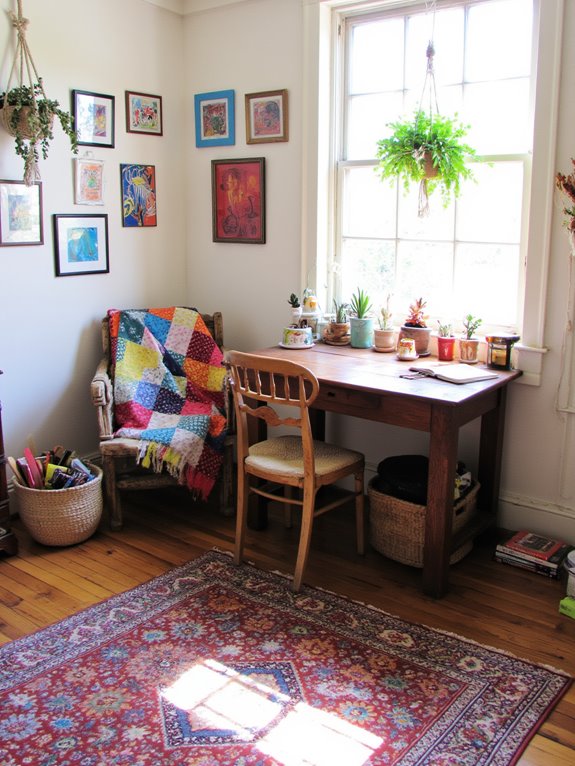 colorful creative sanctuary space