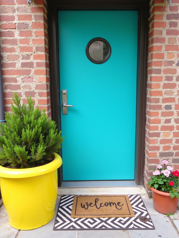 colorful entrance design ideas