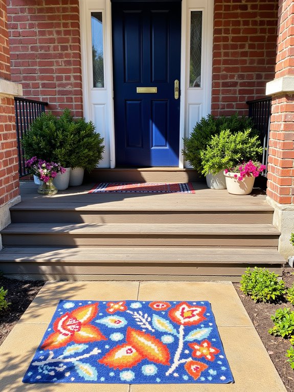 colorful outdoor rug charm