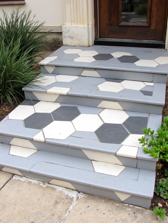 contemporary hexagonal tile designs