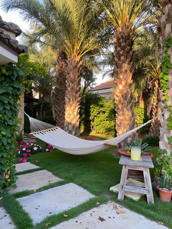 cozy hammock garden retreat