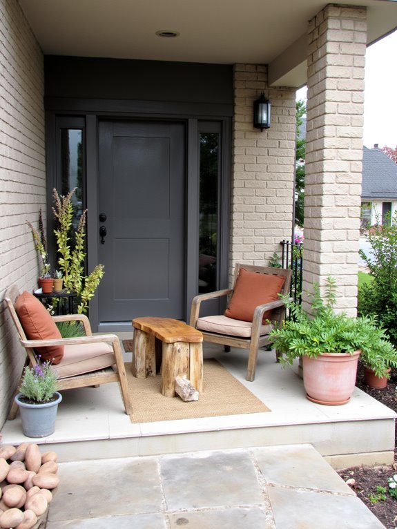 cozy inviting seating arrangement