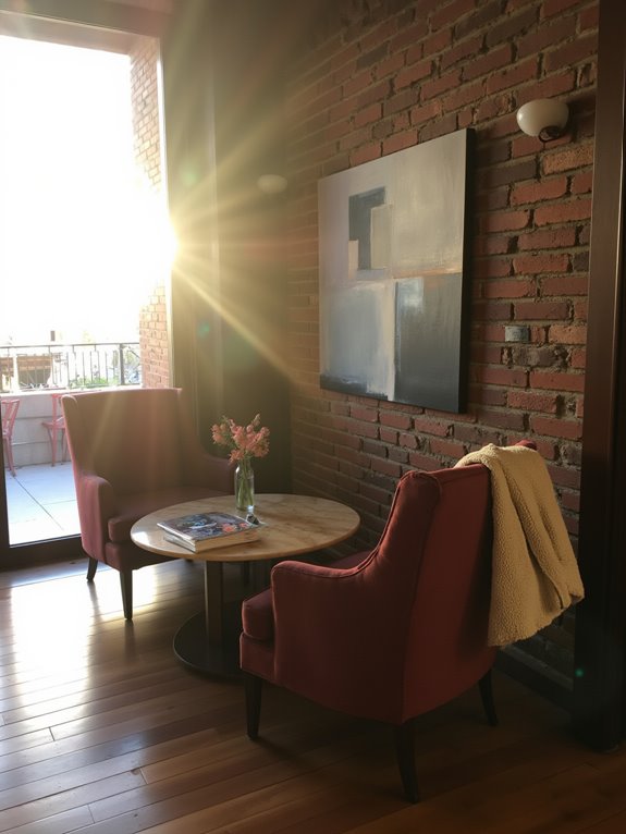 cozy nooks enhance receptions