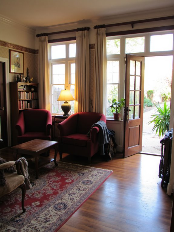 cozy seating for guests