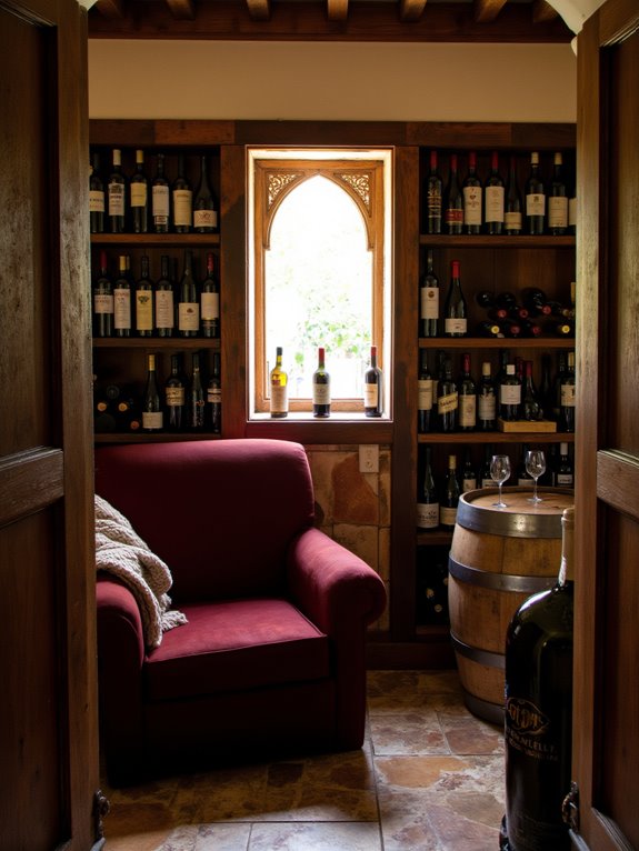 curated luxury wine cellar