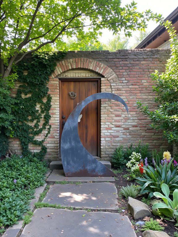 curiosity evoking outdoor art