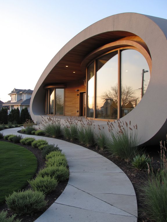 curved structures enhance warmth