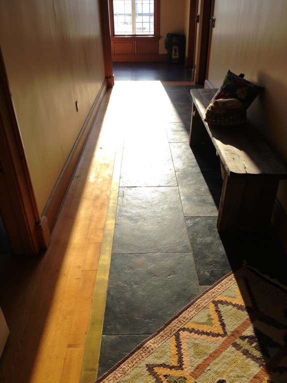 define areas with flooring