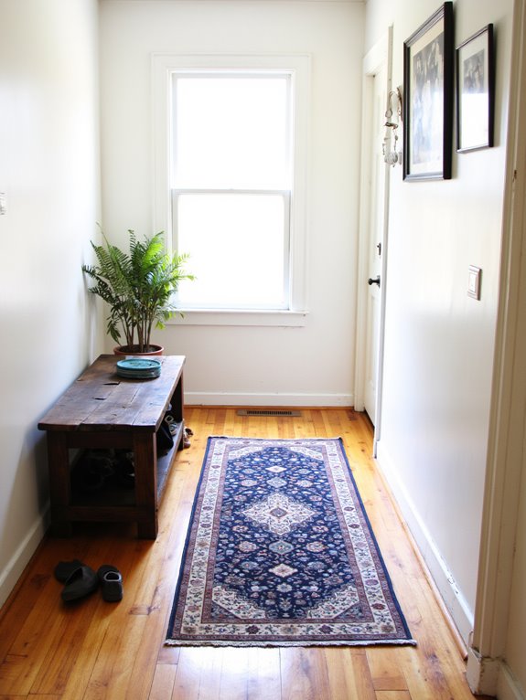 define space with rugs