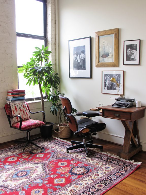 eclectic office design inspiration