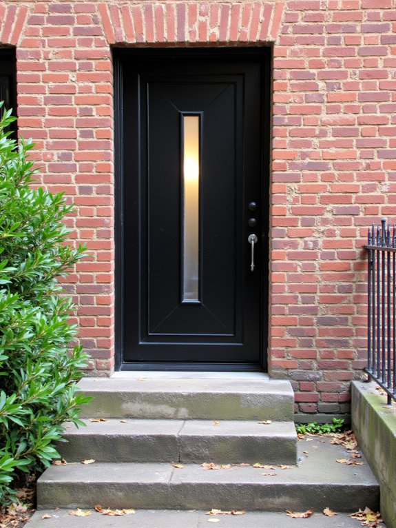 elegant and secure entryway