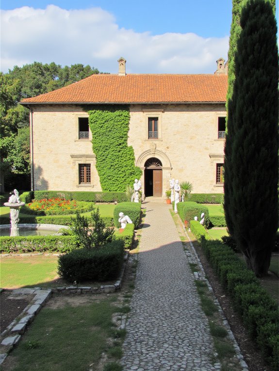 elegant architectural symmetry and sophistication