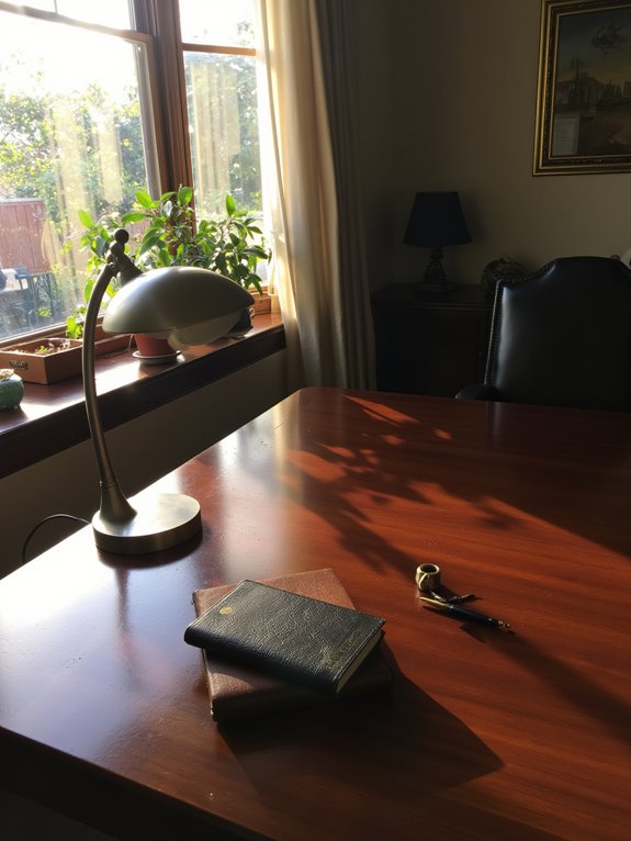 elegant desk professional atmosphere