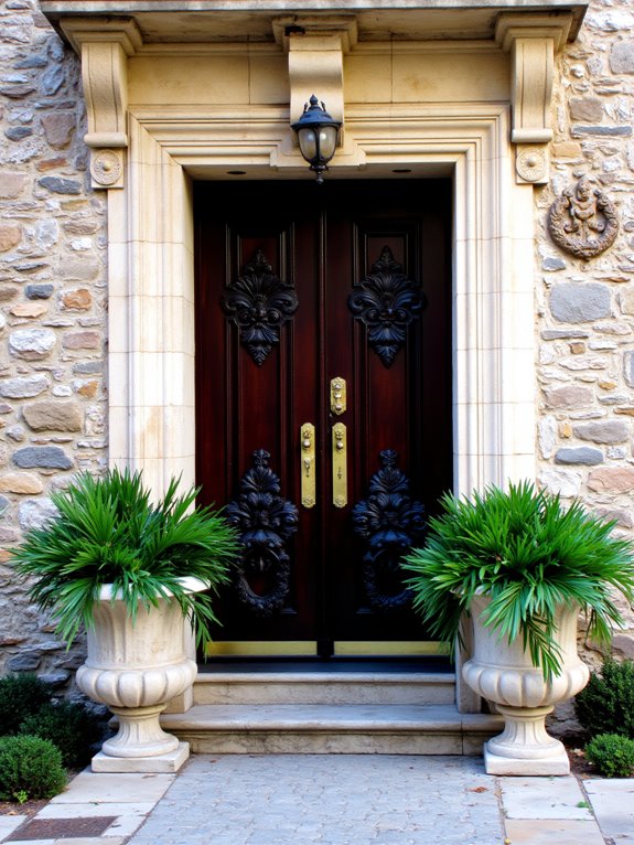 elegant entrance hardware selection