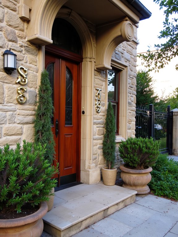 elegant house number choices