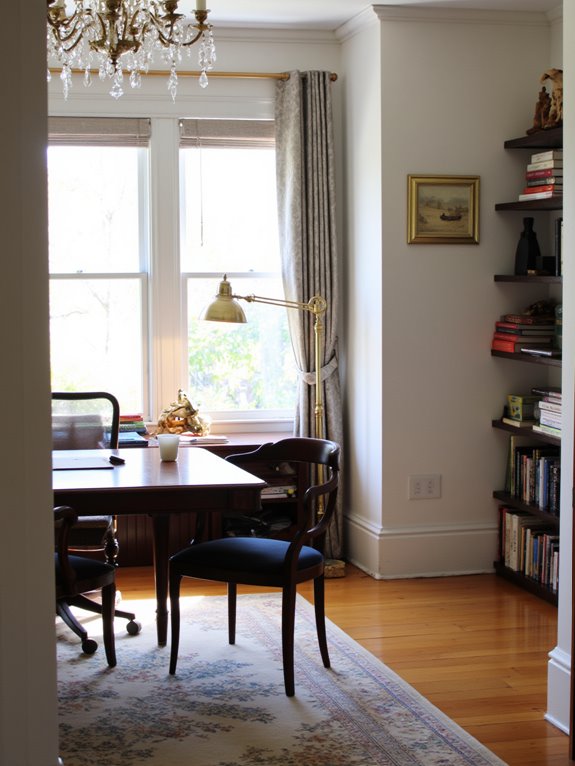 elegant lighting enhances ambiance