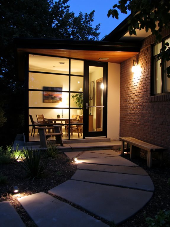 elegant lighting for entrances