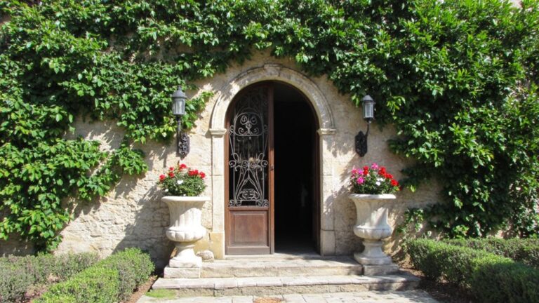 elegant luxury villa entrances