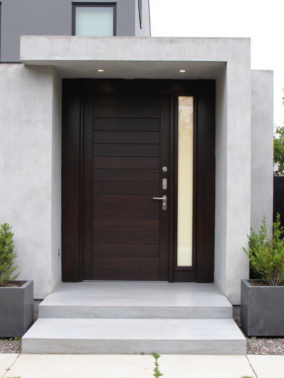 elegant minimalist entrance designs