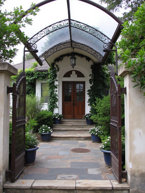 elegant shelter for entrances