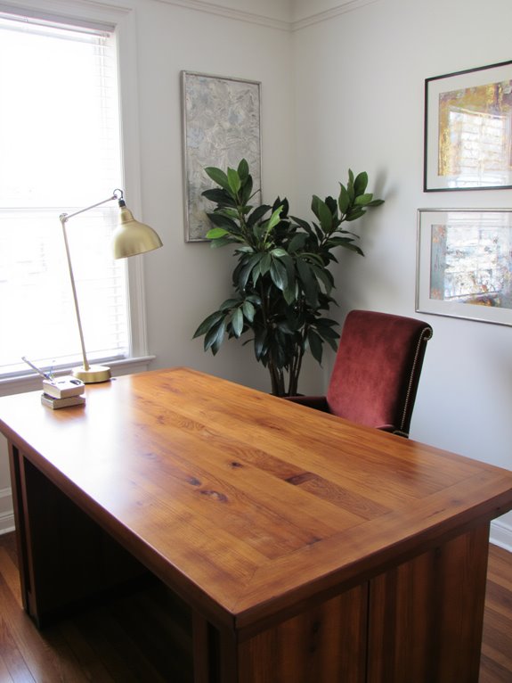 elevate workspace with metallics