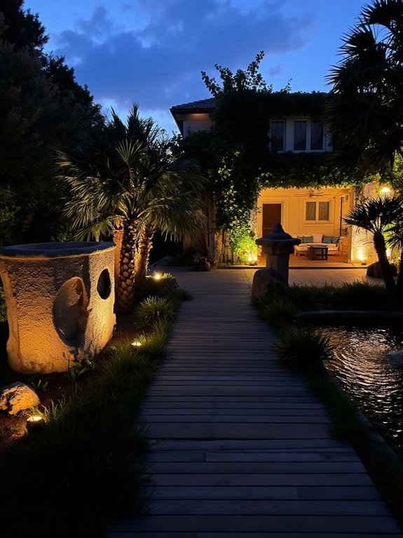 enchanting ambient garden lighting