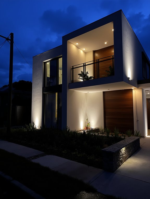 enchanting facade lighting effects