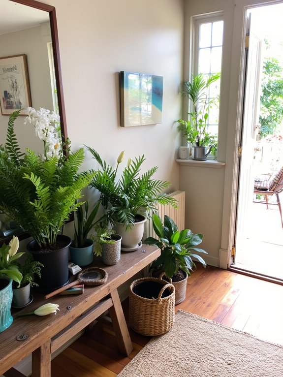 enhance aesthetics with plants