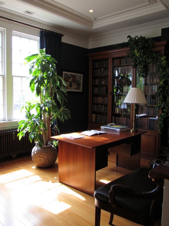 enhance office with plants