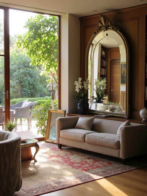 enhance space with mirrors