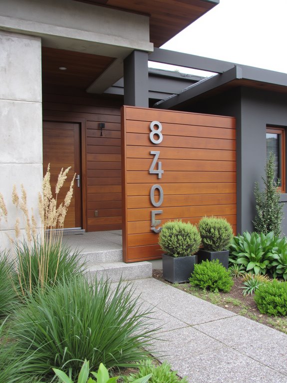 expressive and unique house numbers