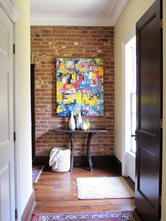 eye catching entrance artwork