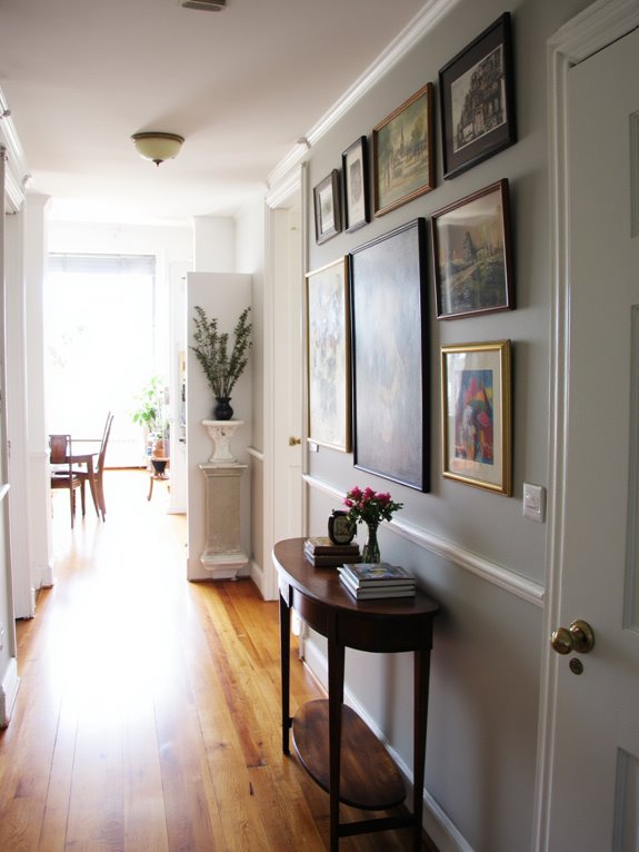 gallery wall showcasing style