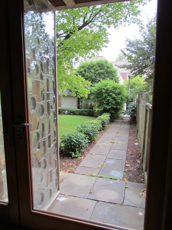 geometric glass entrance designs