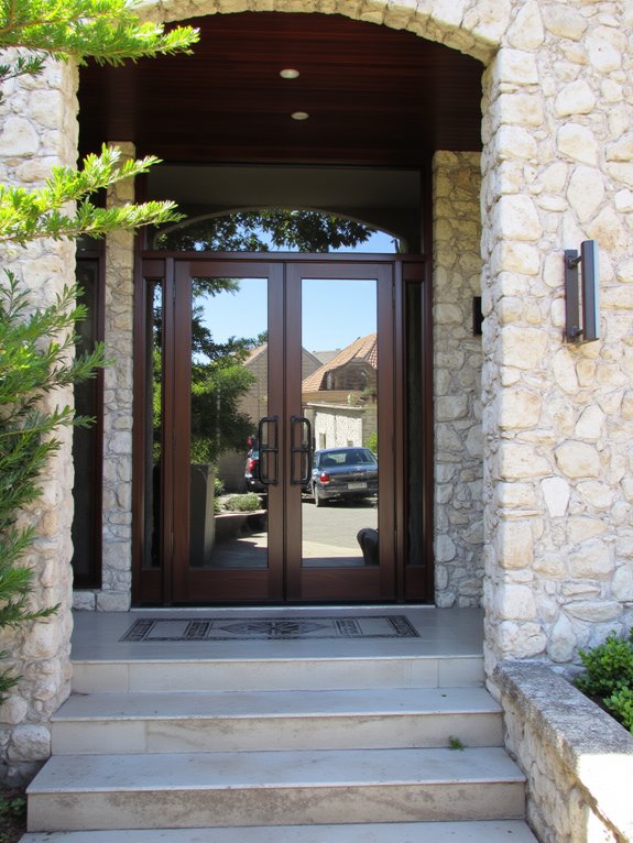 glass elements enhance elegance