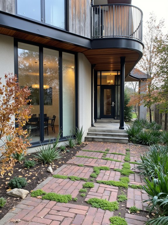 glass integration with nature