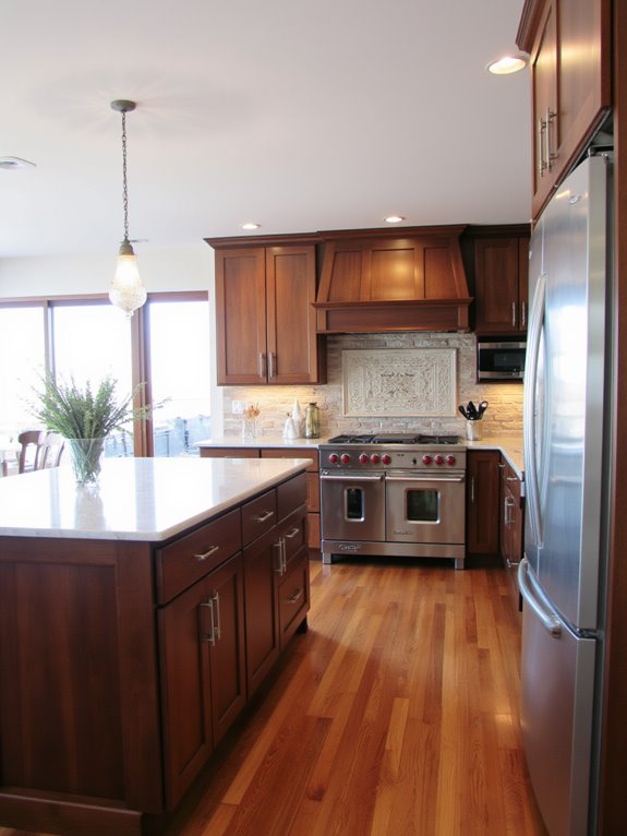 gourmet kitchen with premium appliances