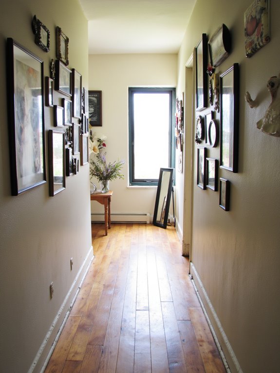 heartfelt family photo display