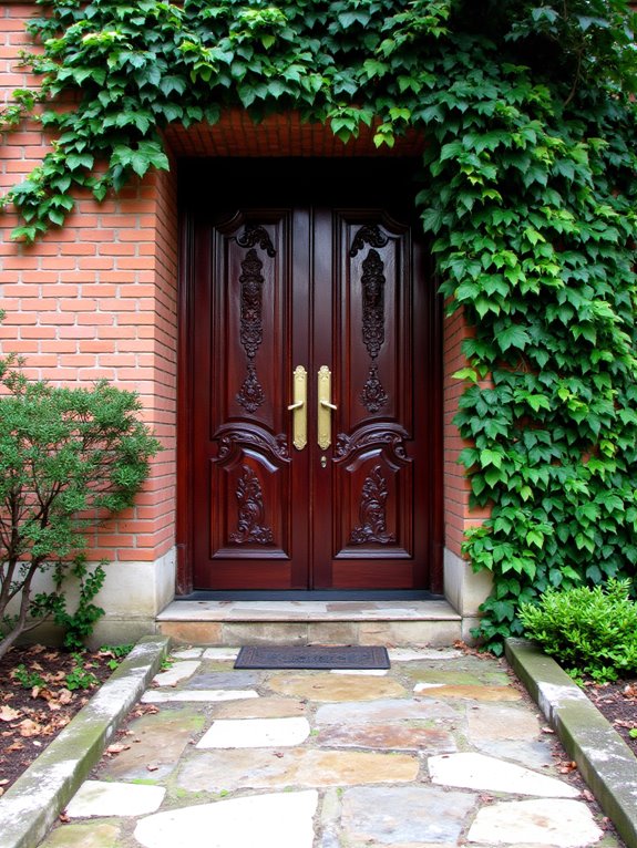 impressive oversized entry doors