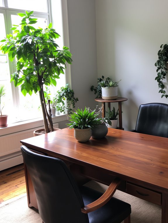 indoor plants enhance productivity