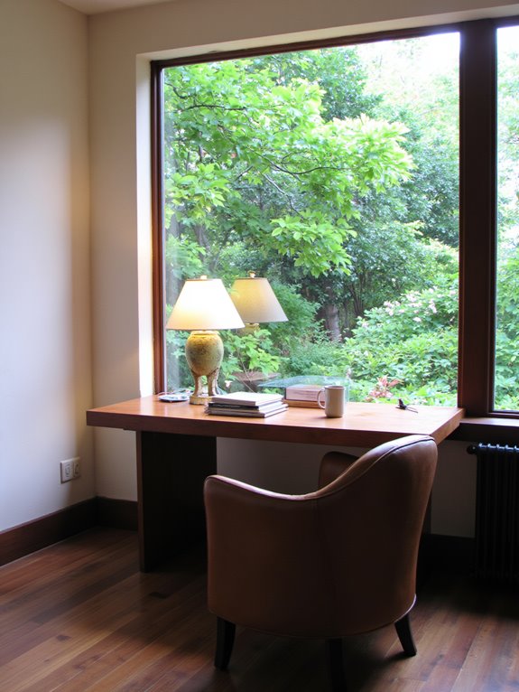 inspiring workspace views and lighting