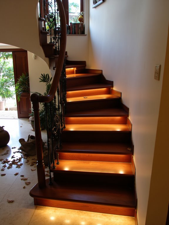 integrated led staircase lighting