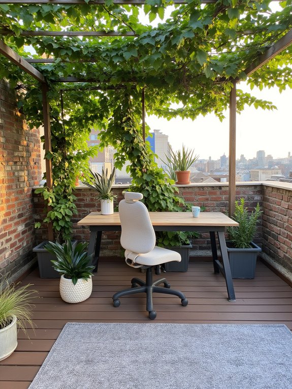 invigorating outdoor workspaces design
